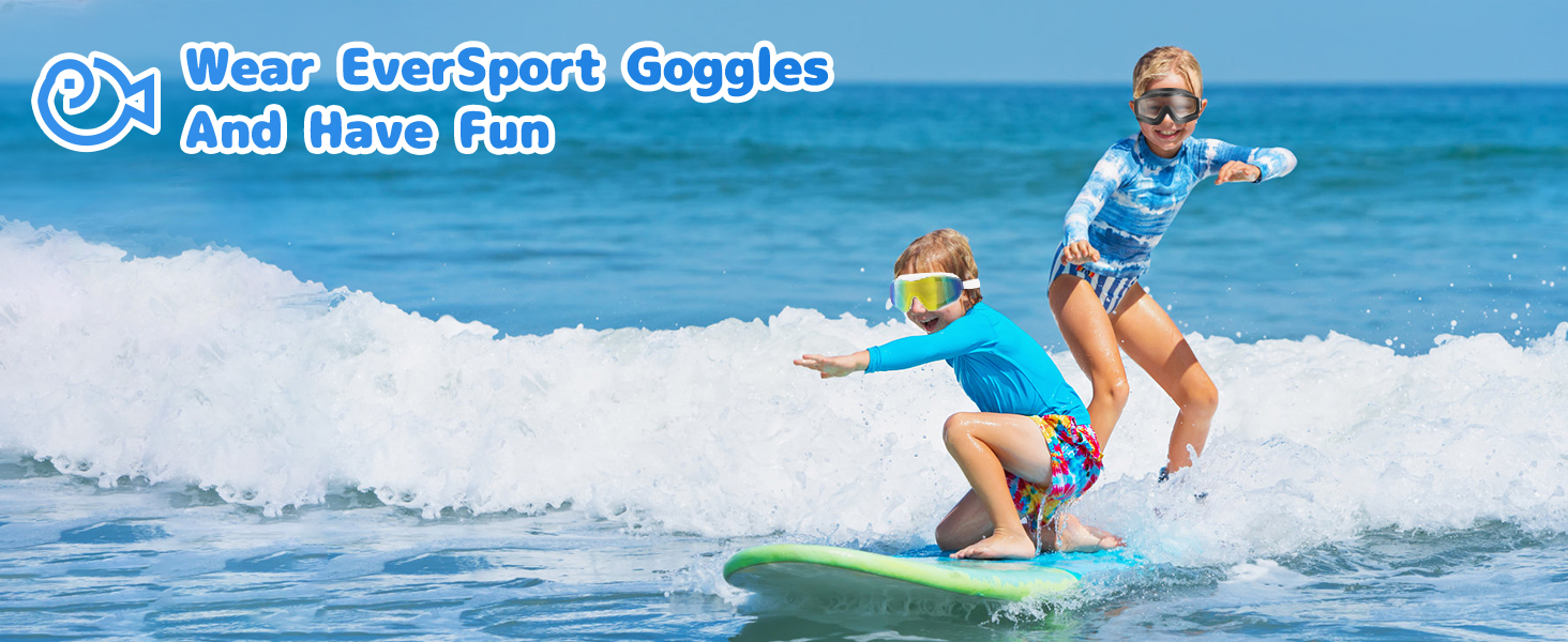 kid swimming goggles