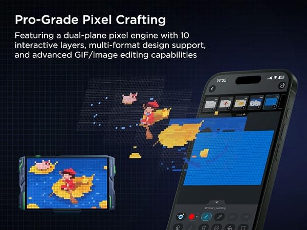 Pixel gaming light