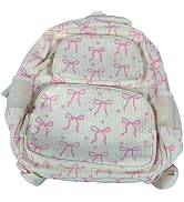 AUIVTY Kids Backpack Girls Boys Ages 3-8 Bow Backpack Kindergarten 15 Inch Children Bookbag with ...