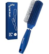 RHOS Hair Brush for Men - Detangler and Styling Brush with Nylon Bristles for Wet and Dry Hair, M...