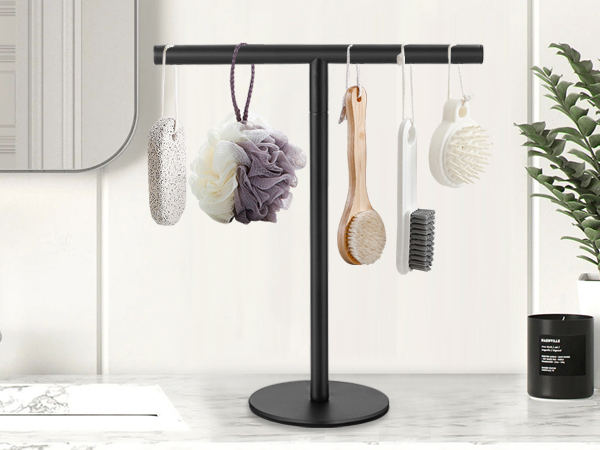 bathroom towel rack