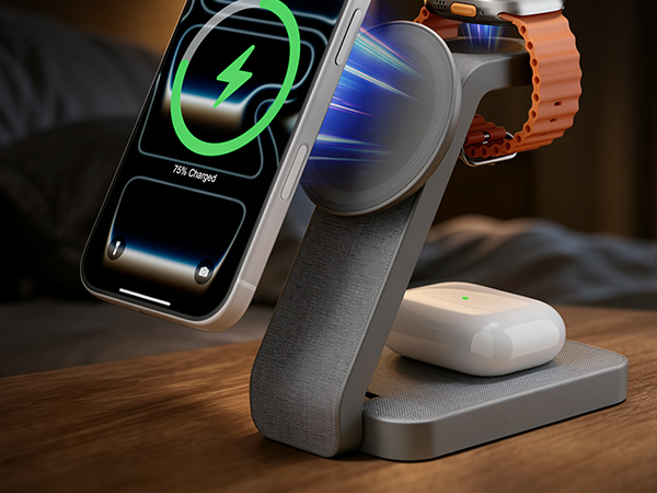 Bedside Magnetic Charger Stand iPhone Apple