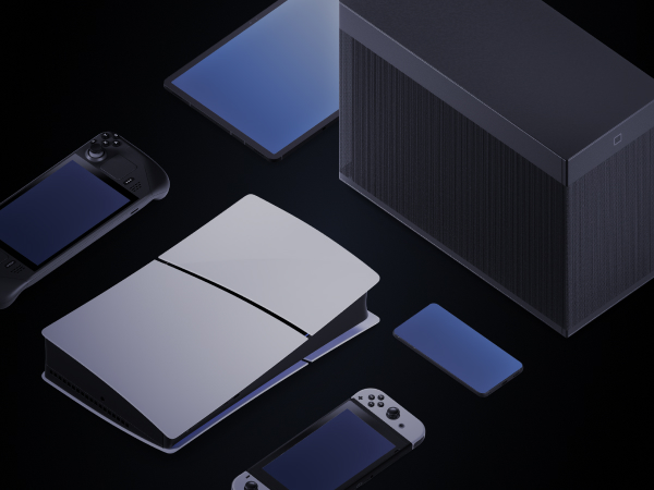 Image of multiple gaming consoles