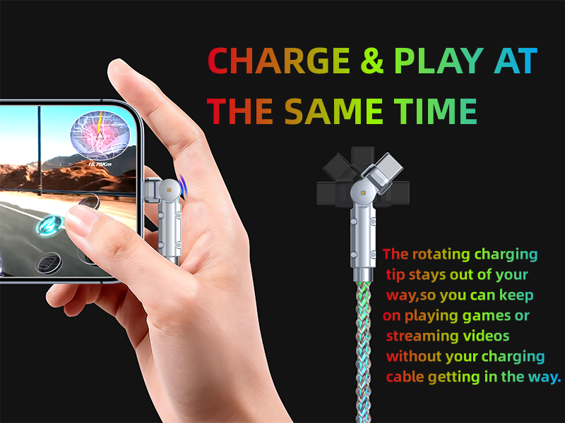 light up charger type c
