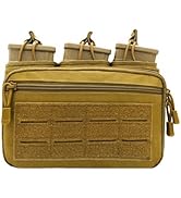 Tactical Triple Magazine Pouch,Molle Utility Tool Pouch with M4/M16 Enthusiast Large Capacity Uti...