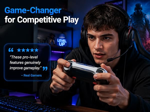 BACK PADDLES FOR PS4 WIRELESS CONTROLLER