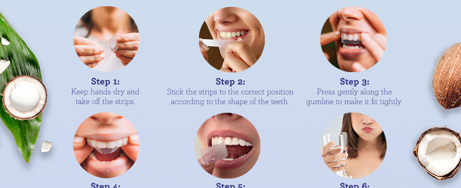 Whitening Strips How to Use