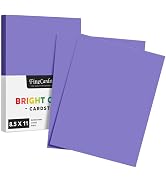 Light Violet Premium Color Card Stock Paper | 50 Per Pack | Superior Thick 65-lb Cardstock, Perfe...