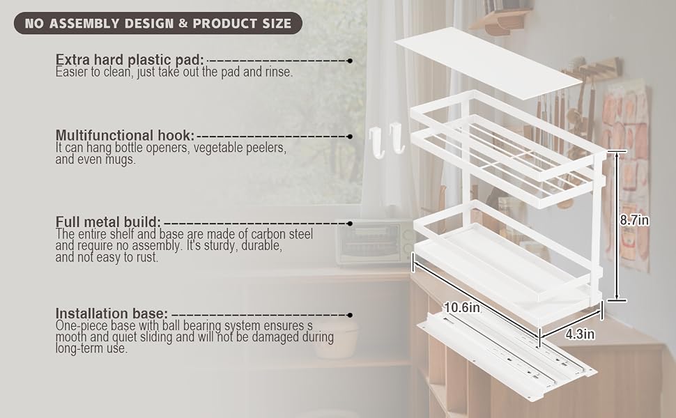 tiered spice rack