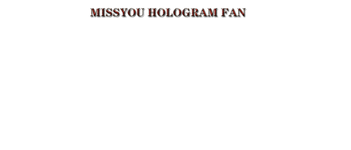 3d hologram fan