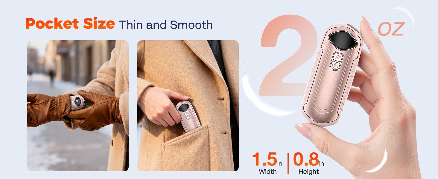 pink potable hand warmers