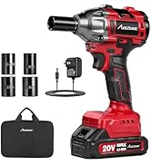 AVID POWER Impact Wrench, 1/2” Impact Gun Max Torque 332 Ft-lbs (450 N.m), 20V Cordless Impact Wr...