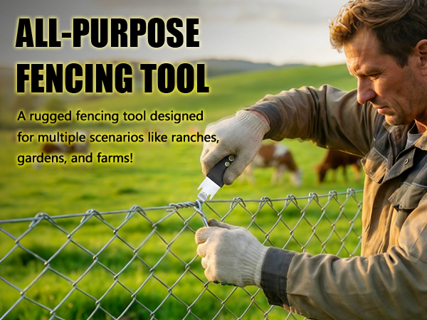 Black Fence Wire Twister
