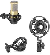 Microphone Shock Mount for C2000 C3000 C4000 C214 C314 C414, AntiVibration Suspension Shock Mount...