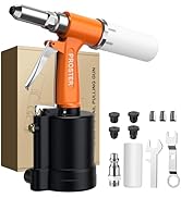 Proster Pneumatic Tool Air Riveter - 3097lbf Pulling Pneumatic Rivet Gun, 6-8KG/C2 Heavy-Duty Air...
