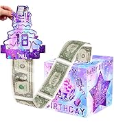 Colorato Kpop Money Gift Box for Birthday Party Favors | Purple & Blue Music Themed Cash Present ...