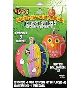 Pumpkin Masters My First Pumpkin Paint & Sticker Kit - Safe, No-Carve Decorating Set for Kids wit...