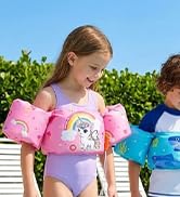 MoKo Swim Arm Band for Kids 20-30-40-50lbs, Toddler Swim Vest Cute Cartoon Swimming Wings Pool Fl...