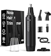 Ear and Nose Hair Trimmer-Rechargeable Nose Trimmer for Men and Women Professional Painless Nose ...