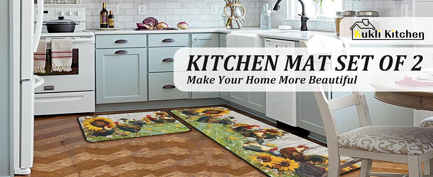 Rooster Kitchen Rugs
