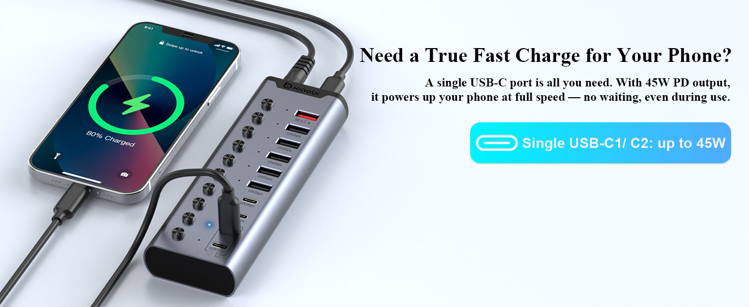 usb hub for pc usb charging block