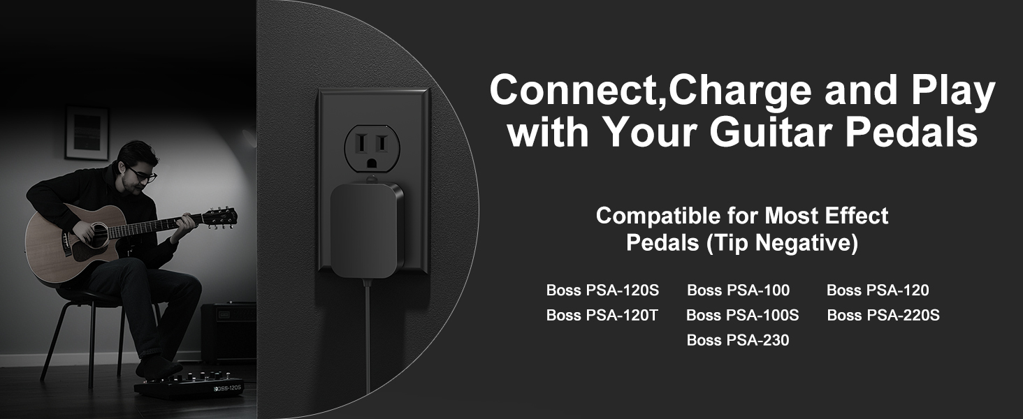 9v power supply for guitar pedals