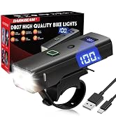 DARKBEAM Bike Light, High Lumens Super Bright Bicycle Front Headlight USB Rechargeable, Waterproo...