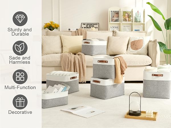 storage bins basket large storage baskets
