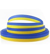 Yellow Blue Ribbon 9mm/25mm 5 Yards,Blue and Yellow Ribbons,Ukrainian Flag Color DIY Handmade Rib...