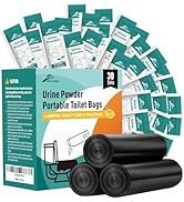 Ann Katy Portable Toilet Bags Drawstring 8 Gallon ,Camping Toilet Bags Toilet Trash Bags Leak-Pro...