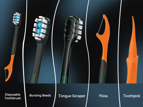 Disposable Toothbrushes with Toothpaste