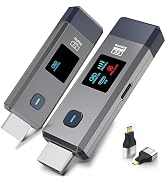 Wireless HDMI Transmitter and Receiver 328ft/100m Extender 4K Decode Input 1080P Output Plug&Play...