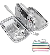 Skycase Electronic Organizer Travel Case, All-in-One Electronics Travel Organizer,Portable Double...