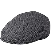 FEINION Men's Wool Tweed Newsboy Ivy Cap Gatsby Golf Flat Hat