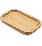 Bamboo Vanity Tray, Bathroom Counter Tray, Toilet Tank Tray, Bathroom Tray for Organizing and Hom...