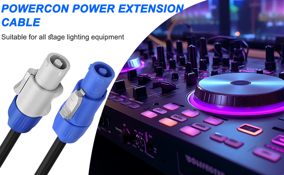 PowerCon Power Extension Cable