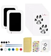 Henyopet Paw Print Kit for Dogs - Extra-Large Clean Touch Dog Paw Print Kit, Mess-Free Baby Footp...
