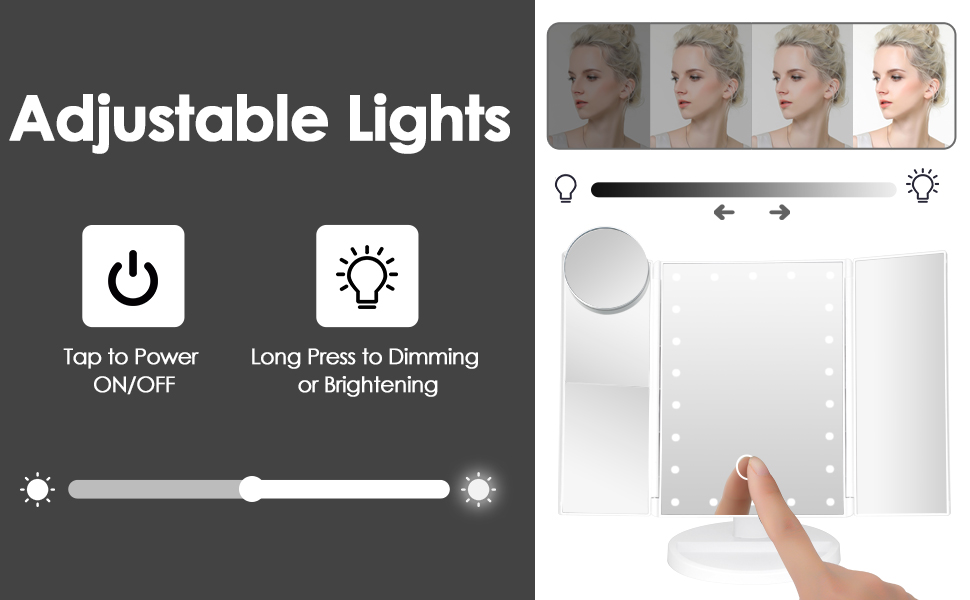 make up mirror with lights and magnification desk top mirrors desk top mirror lighted makeup mirror