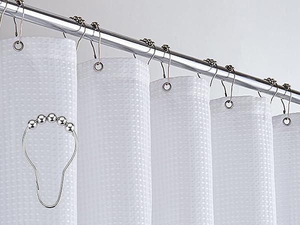 ganchos para cortinas de baño shower curtain clips curtain rod hooks