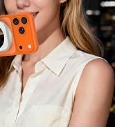 COMITOK iPhone Camera Grip MOCA with Magnet Fill Light & Mirror for 17 Pro iOS26 Native Camera, F...