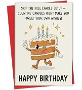 FunisFun Funny Birthday Cards for Women Men Happy Birthday Greeting Cards Humorous Gifts for Dad ...
