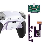 eXtremeRate RISE Plus MAX Back Paddles Kit with Clicky Trigger Stops & Rubberized Grip for PS5 Co...