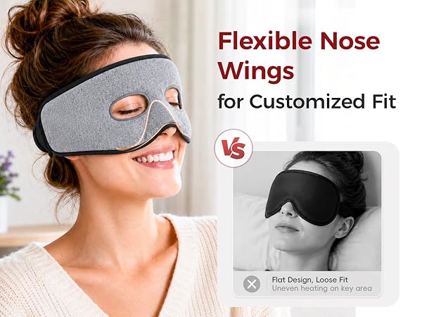 sinus relief heated face mask