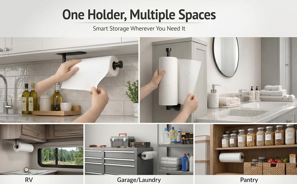 wall mount paper towel holder