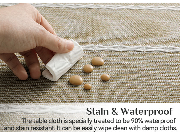 linen tablecloth