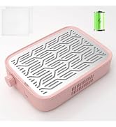 BQAN Nail Dust Collector, Professional Rechargeable Dust Collector Nail Tech with 2PCS Reusable F...