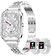 Smart Watch for Women Diamonds(Answer/Make Call),1.29''HD Touch Screen Smart Watch Android,Fitnes...