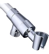 Metal Shower Head Holder for Hand Held Showerhead, Adjustable Bracket, Shower Arm Adapter, Univer...