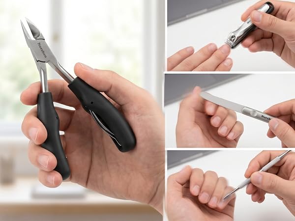 man nail clipper set for ingrown toenails