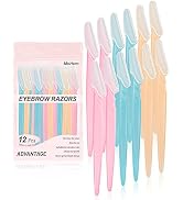 Eyebrow Razor for Women, 12 Pcs Dermaplaning Tool for Face Professional, Face Razor for Women Fac...